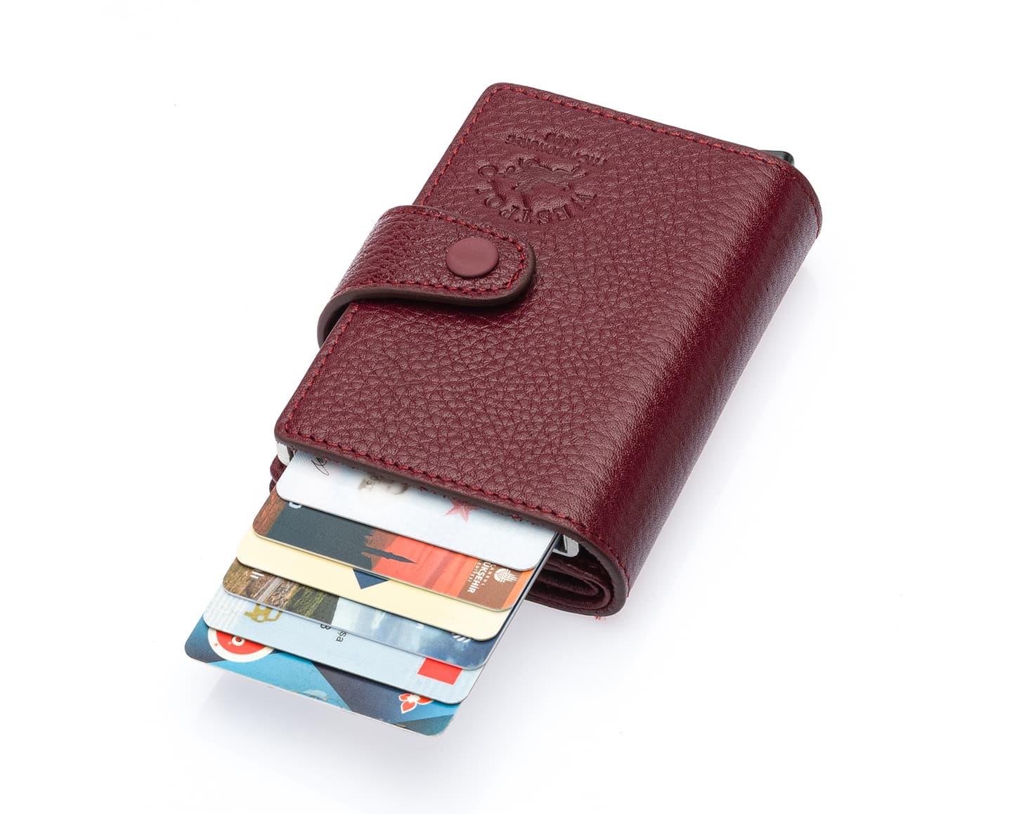 5710 BORDO MEKANIZMALI CÜZDAN5710 BORDO MEKANIZMALI CÜZDAN