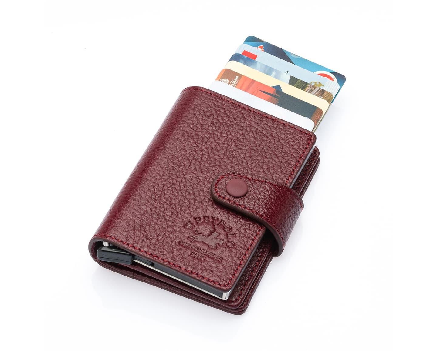5710 BORDO MEKANIZMALI CÜZDAN5710 BORDO MEKANIZMALI CÜZDAN