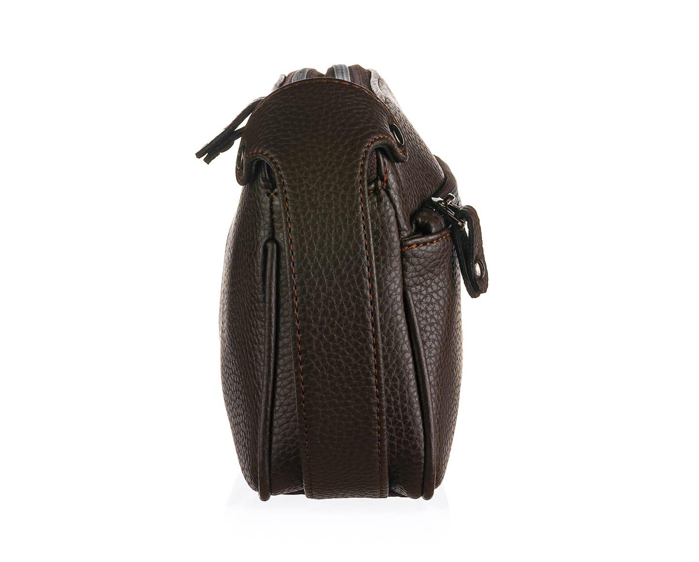 NL6054-KAHVERENGİWestpolo Unisex Suya Dayanıklı El Çantası Portföy-Kahverengi