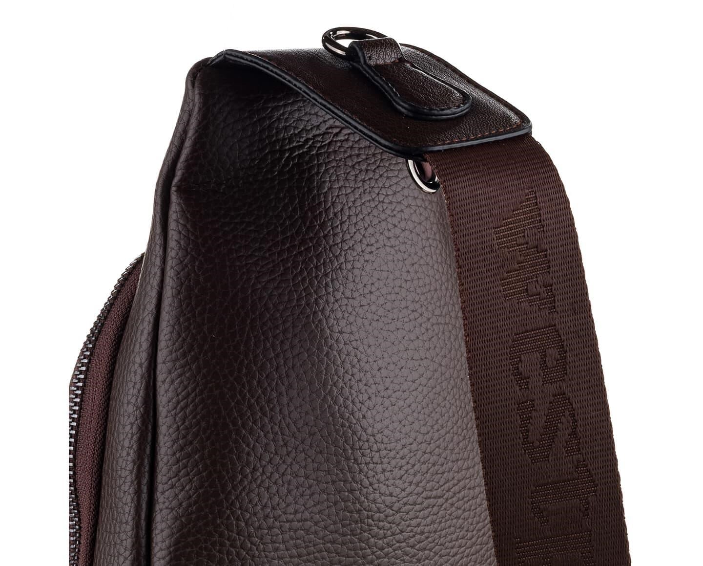 NL7006-KAHVERENGİWestpolo Unisex Deri Çapraz Göğüs ve Omuz Çantası Body Bag
 - Kahverengi