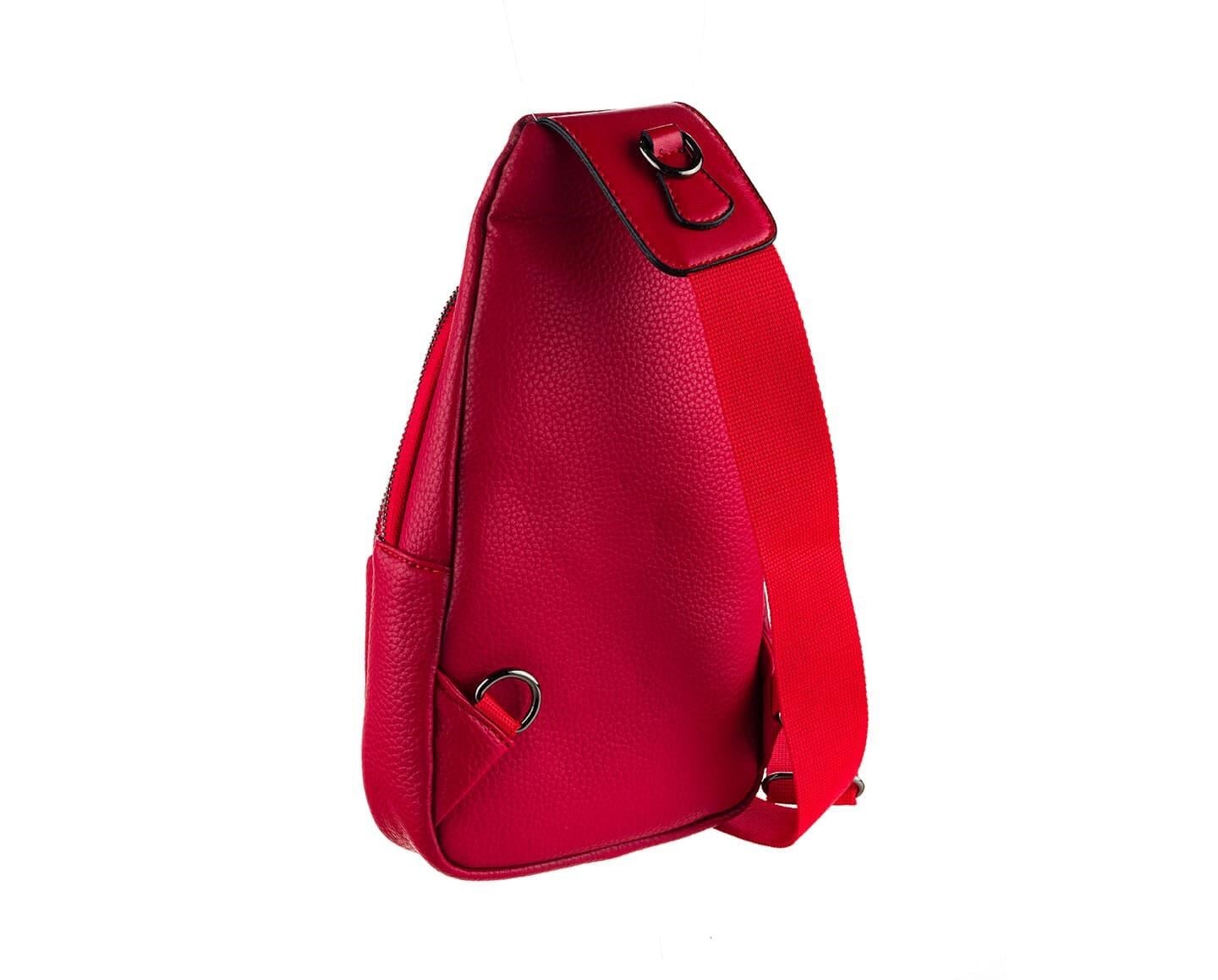 NL7006-KIRMIZIWestpolo Unisex Deri Çapraz Göğüs ve Omuz Çantası Body Bag
 - Kırmızı