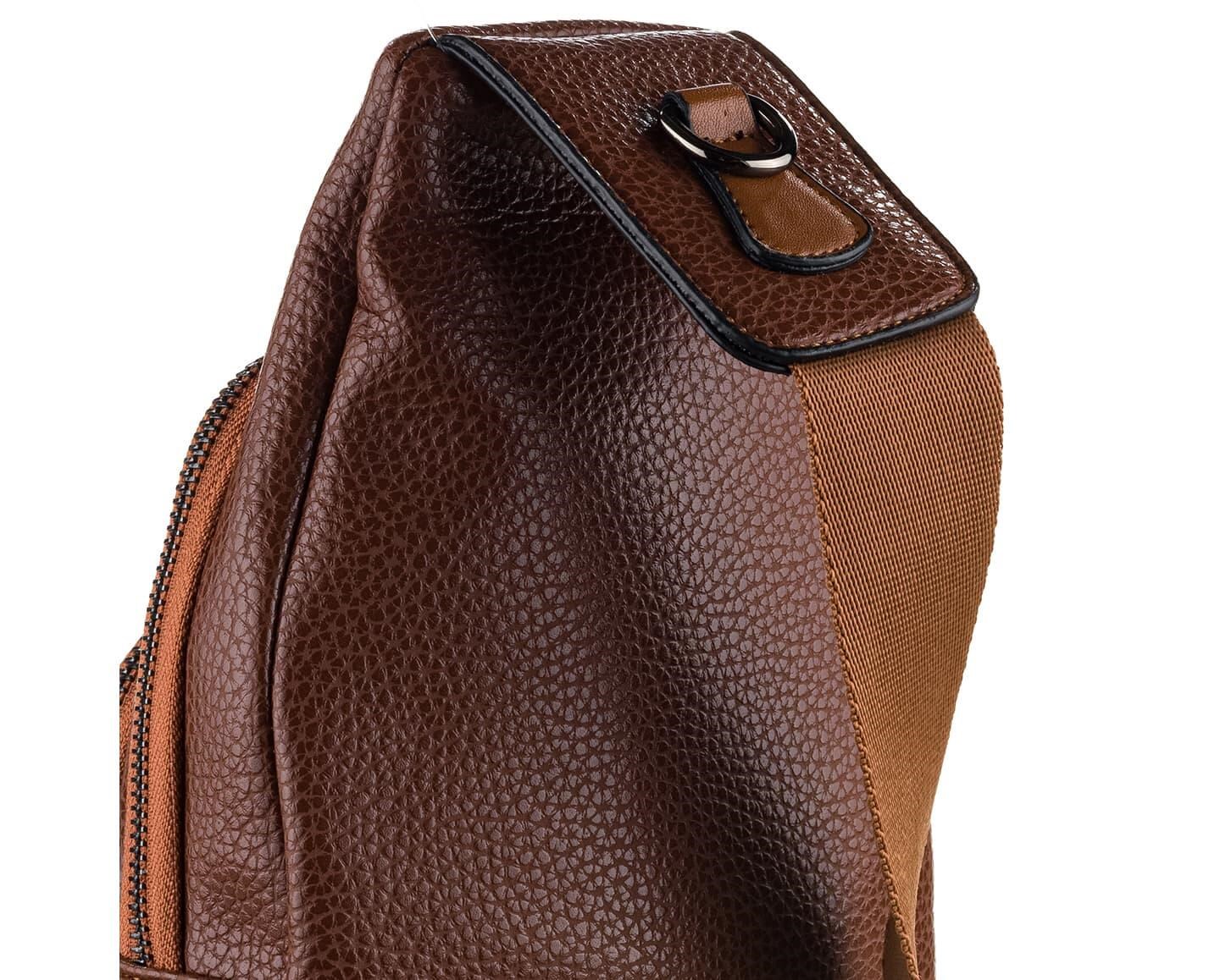 NL7006-TABAWestpolo Unisex Deri Çapraz Göğüs ve Omuz Çantası Body Bag
 - Taba