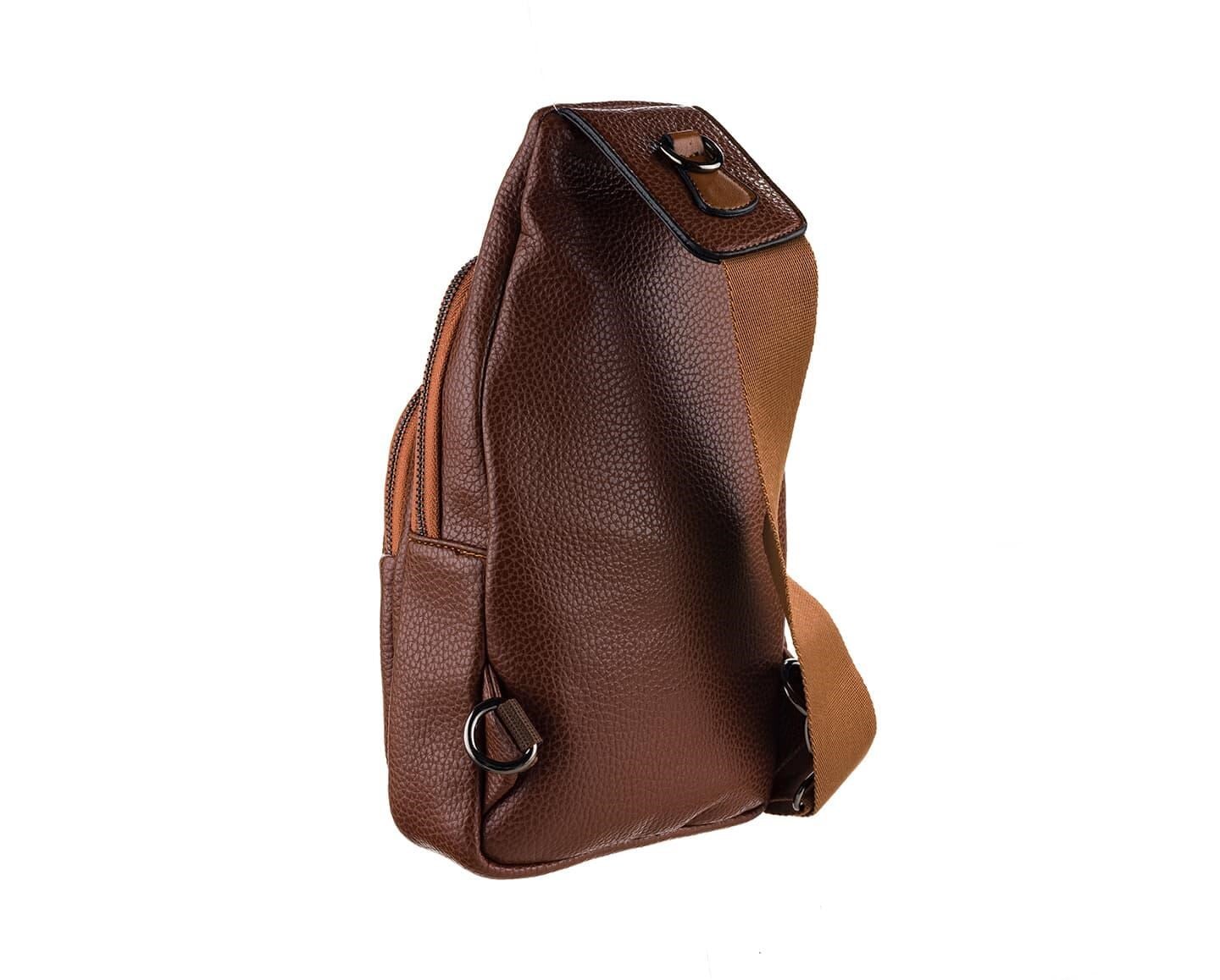 NL7006-TABAWestpolo Unisex Deri Çapraz Göğüs ve Omuz Çantası Body Bag
 - Taba