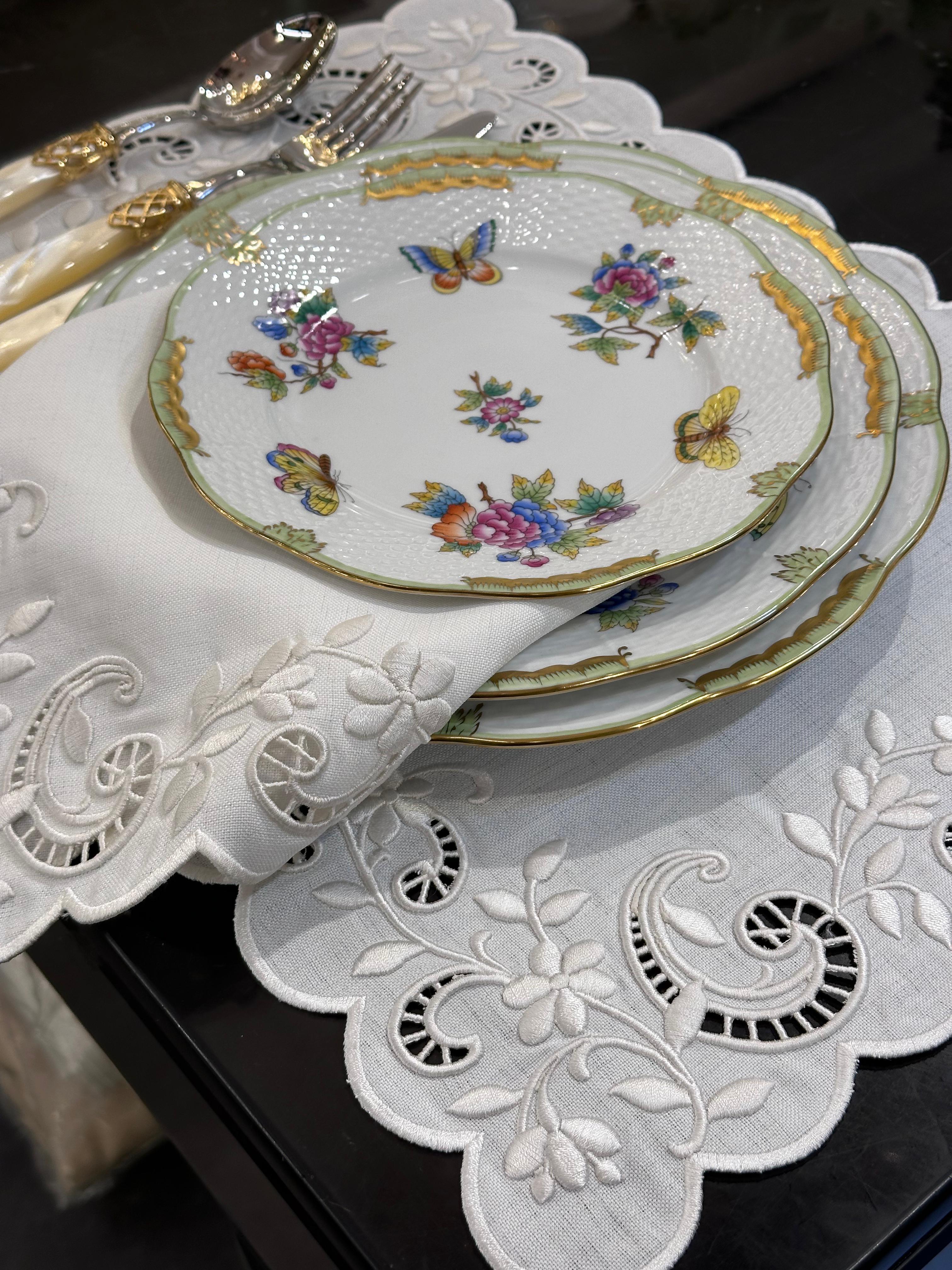 Beyaz İş Şal Eva Model Amerikan Servis Takımı