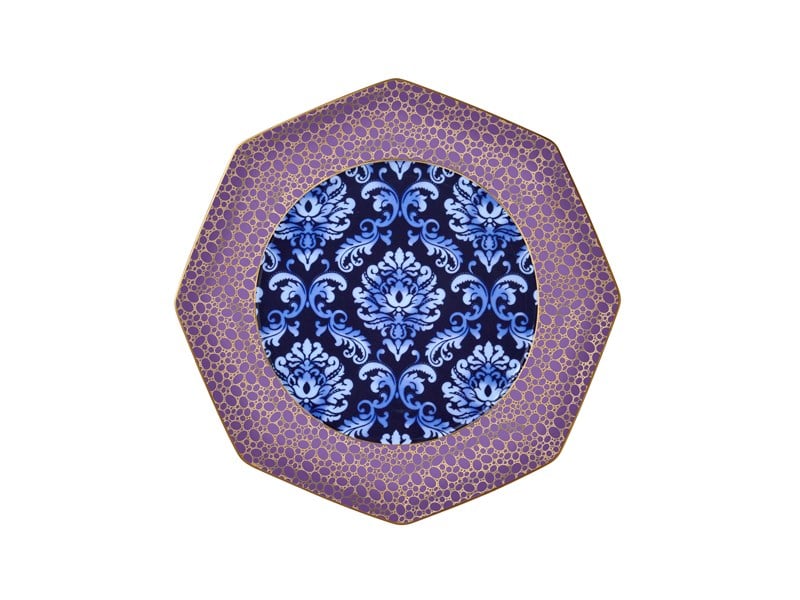 Blooming Baroque - Kahvaltı Tabağı 21 cm Mavi