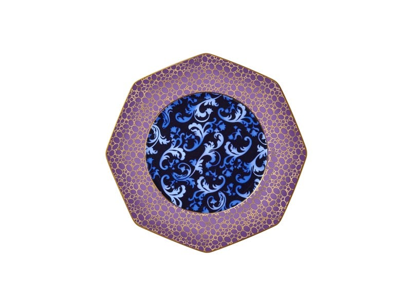 Blooming Baroque - Pasta Tabağı 17 cm Mavi