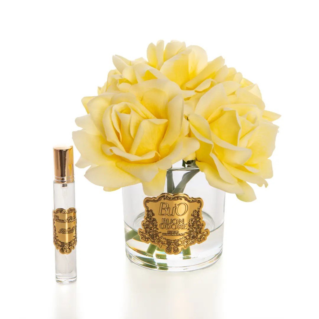 Cam Gold Beş Gül Çiçek Icon Luxury Home Perfume
