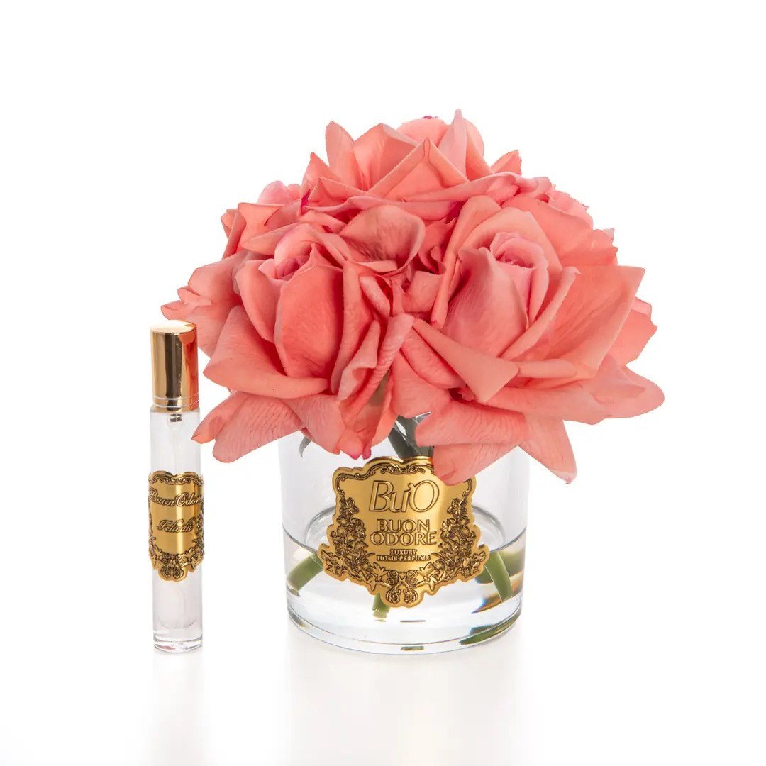 Cam Gold Beş Gül Çiçek Icon Luxury Home Perfume