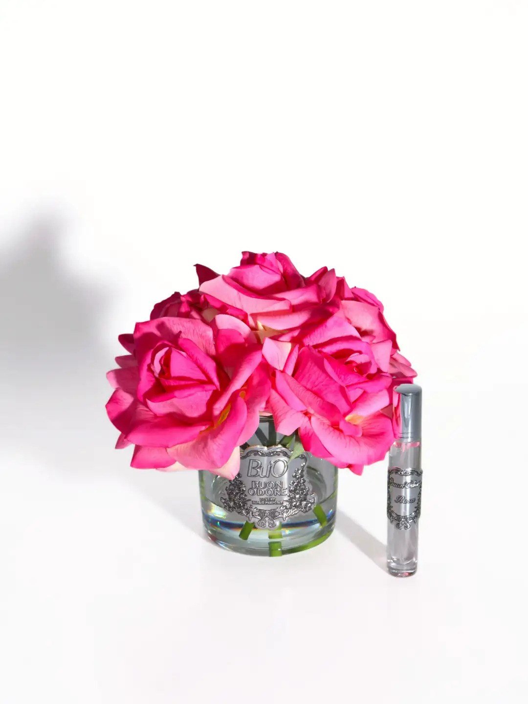 Cam Gümüş Beş Gül Çiçek Icon Luxury Home Perfume