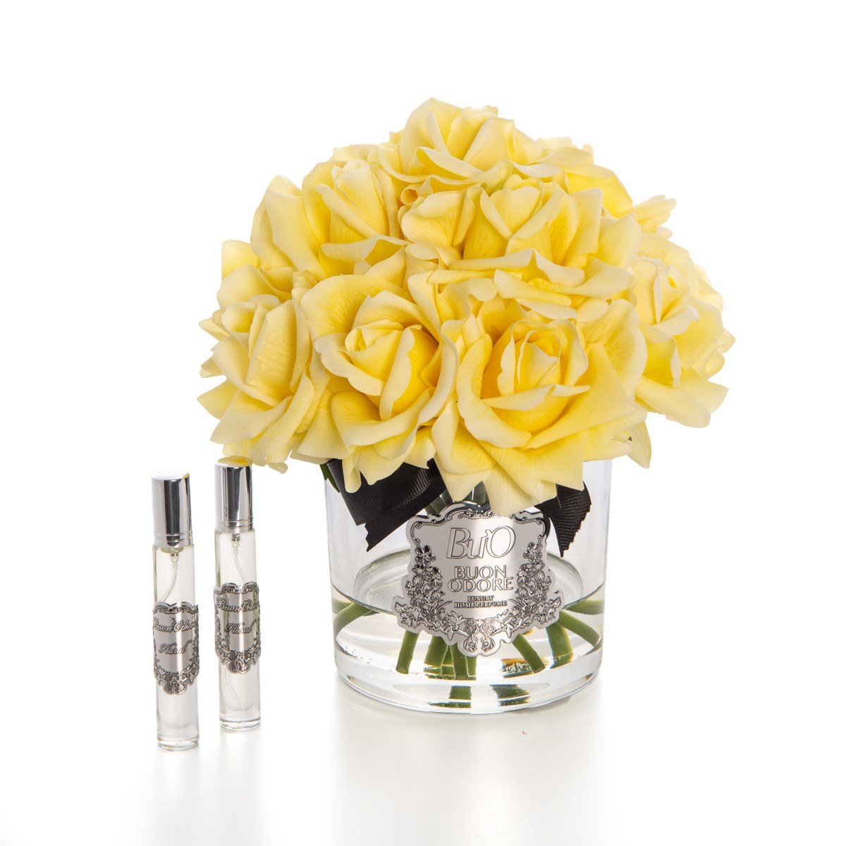 Cam Gümüş On Dört Gül Çiçek Icon Luxury Home Perfume