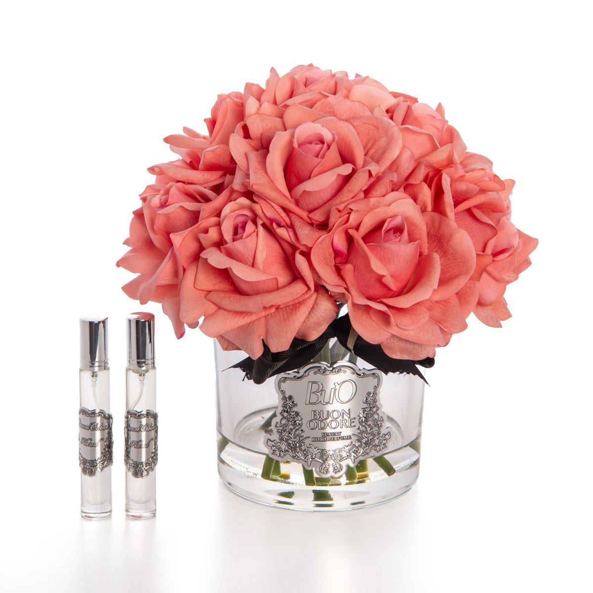 Cam Gümüş On Dört Gül Çiçek Icon Luxury Home Perfume
