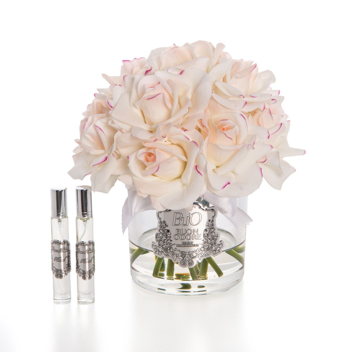 Cam Gümüş On Dört Gül Çiçek Icon Luxury Home Perfume