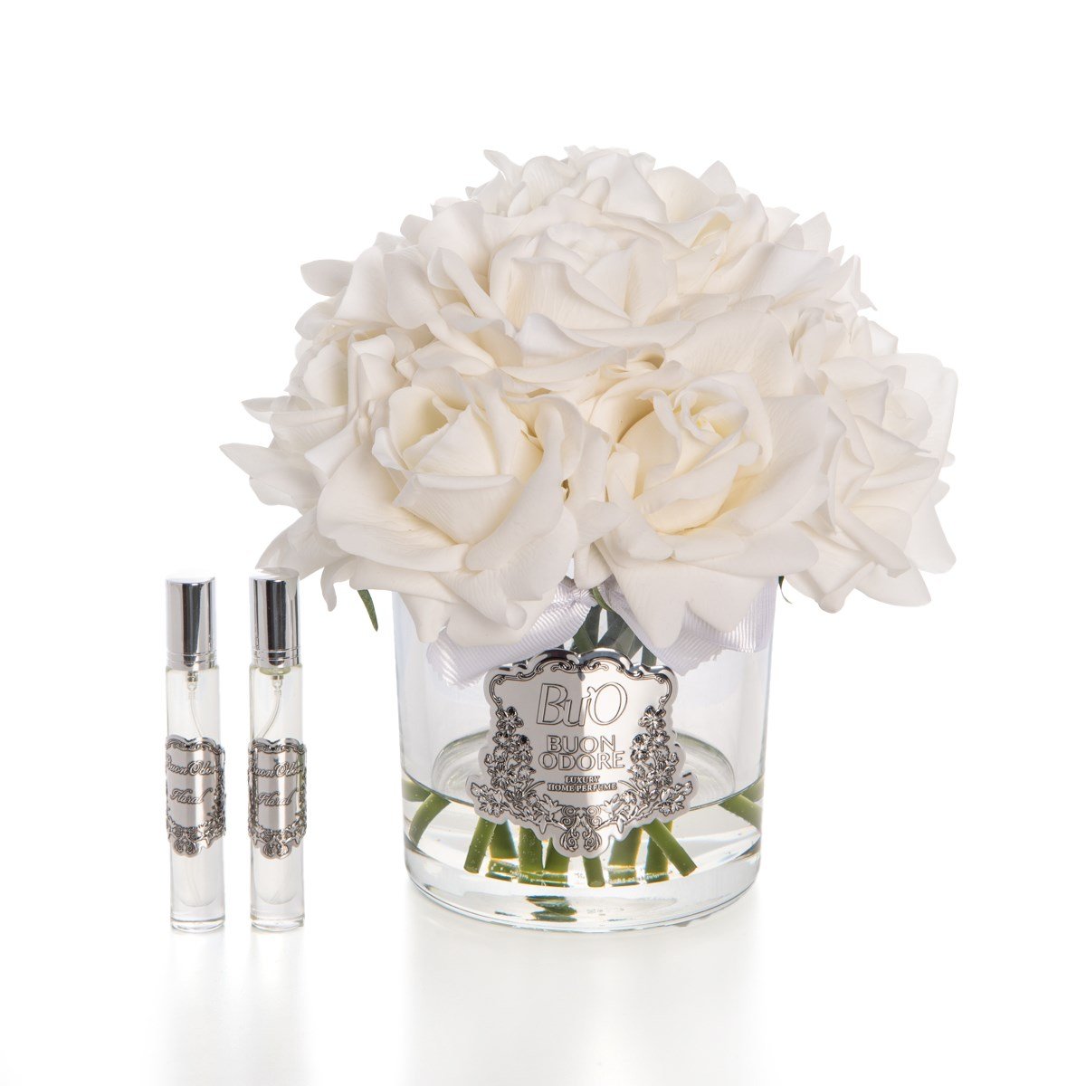Cam Gümüş On Dört Gül Çiçek Icon Luxury Home Perfume