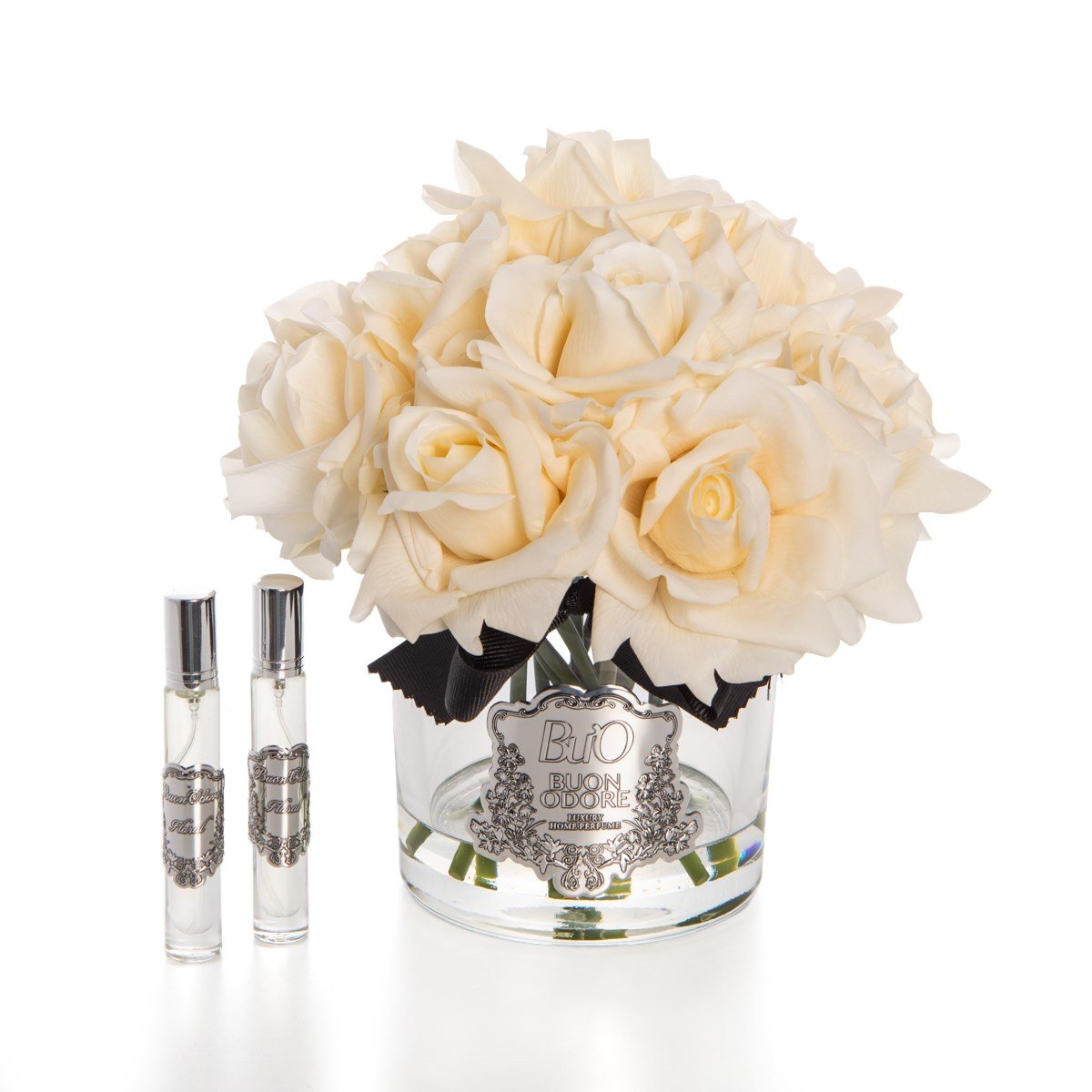 Cam Gümüş On Dört Gül Çiçek Icon Luxury Home Perfume