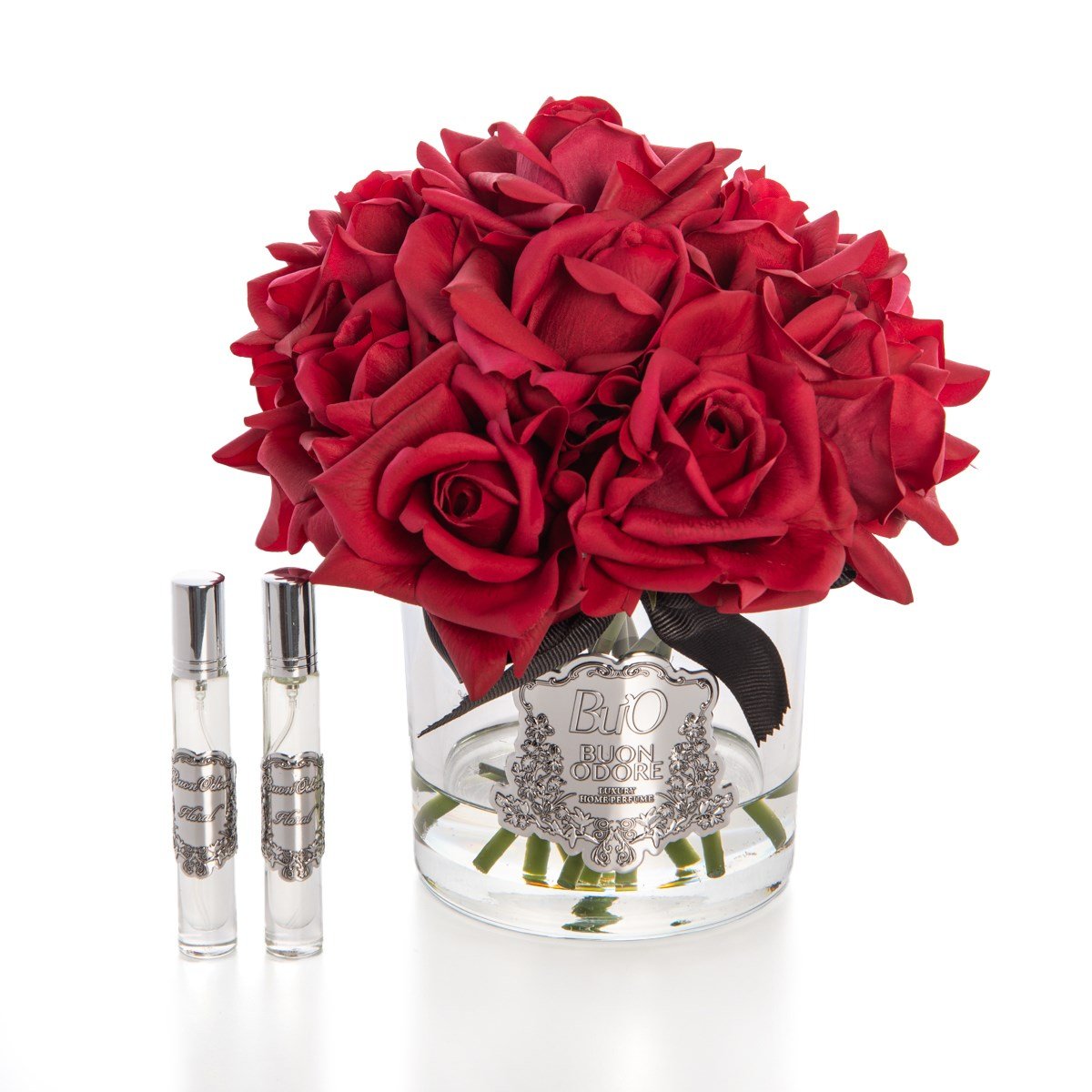 Cam Gümüş On Dört Gül Çiçek Icon Luxury Home Perfume