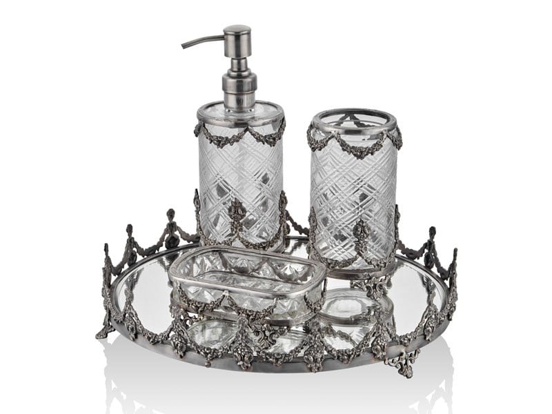 CREST ANTIQUE SILVER BANYO TAKIMI