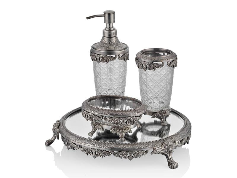 ENGRAVED ANTIQUE SILVER BANYO TAKIMI