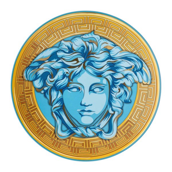 ESPRESSO FİNCAN-TABAK MEDUSA AMPLİFİED BLUE COİN