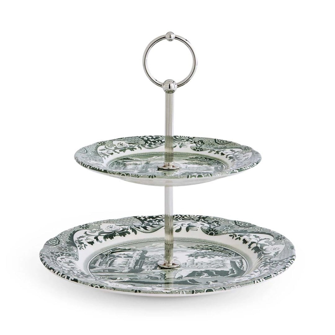 Green Italian 2 Katlı Kek Standı