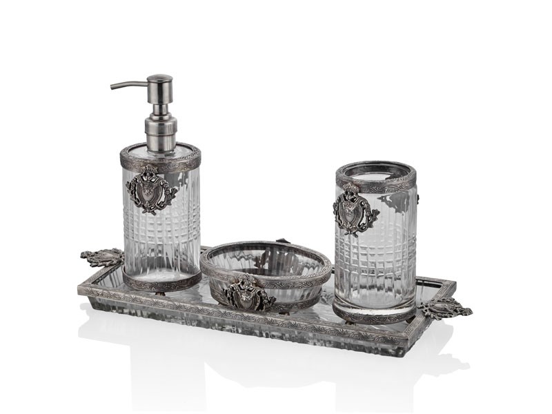 HERALDRY ANTIQUE SILVER BANYO TAKIMI