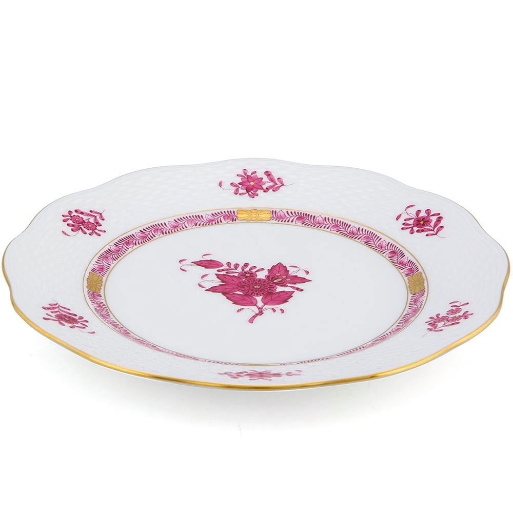 HEREND APPONYİ PEMBE 21 CM TATLI TABAĞI