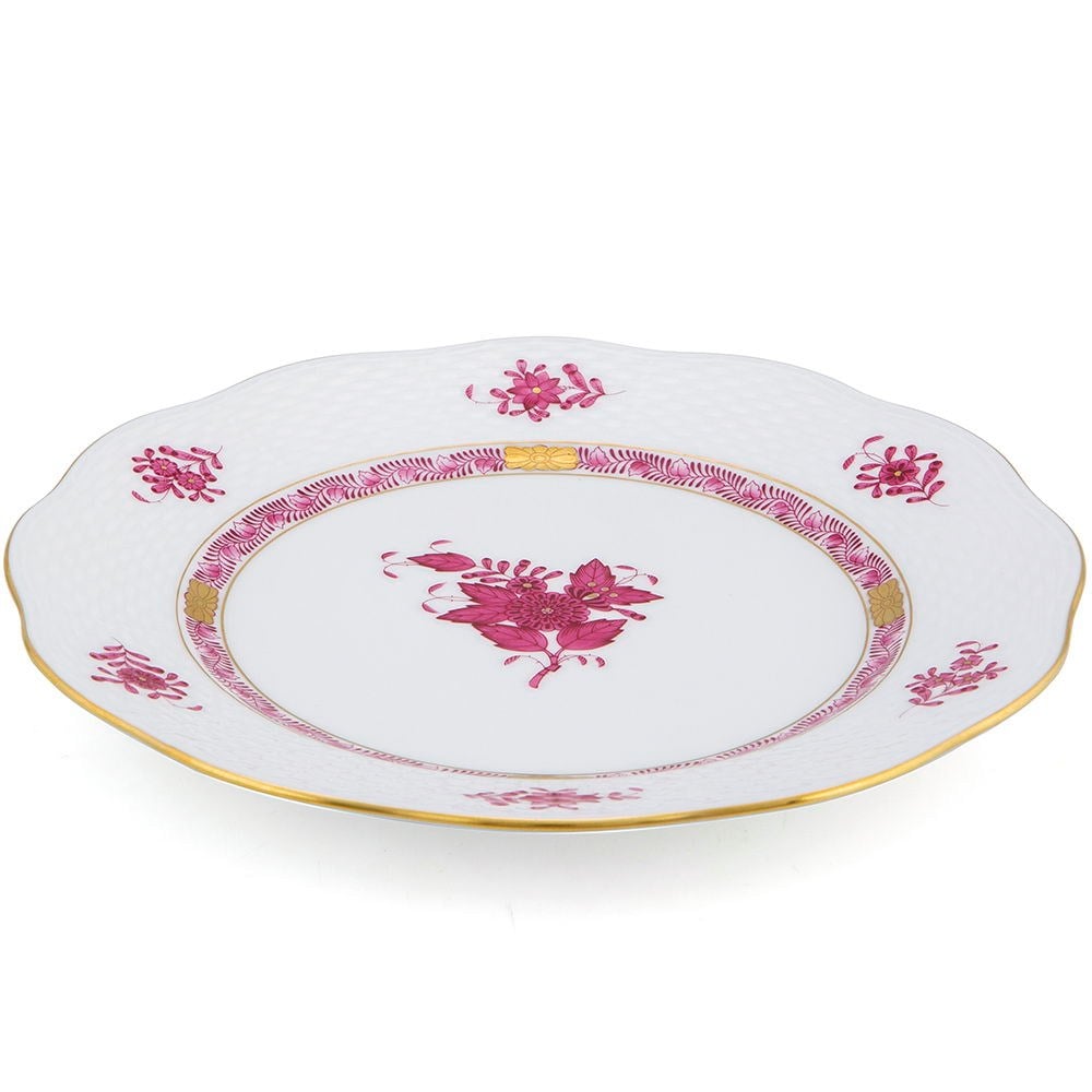 HEREND APPONYİ PEMBE 21 CM TATLI TABAĞI