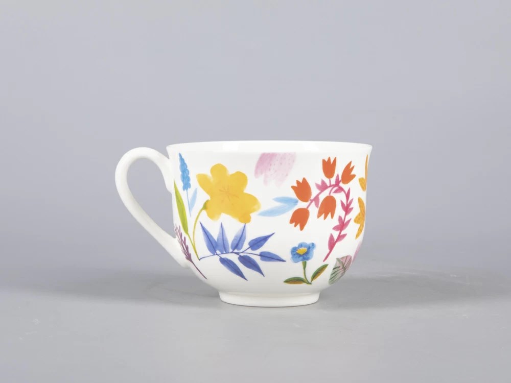 IMPERIAL ÇAY FİNCANI VE FİNCAN TABAĞI ZAMBAK. PRİMAVERA 345 ML