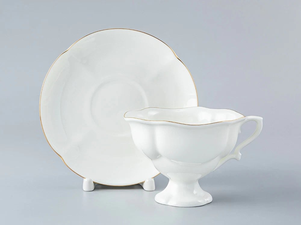 IMPERIAL ÇAY FİNCANI VE FİNCAN TABAĞI KATARİNA ALTIN ŞERİT