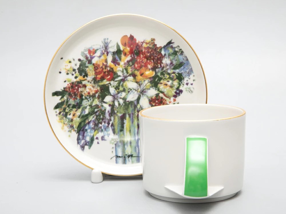 IMPERIAL ÇAY FİNCANI VE FİNCAN TABAĞI. BALANCE. BAHAR BUKETİ