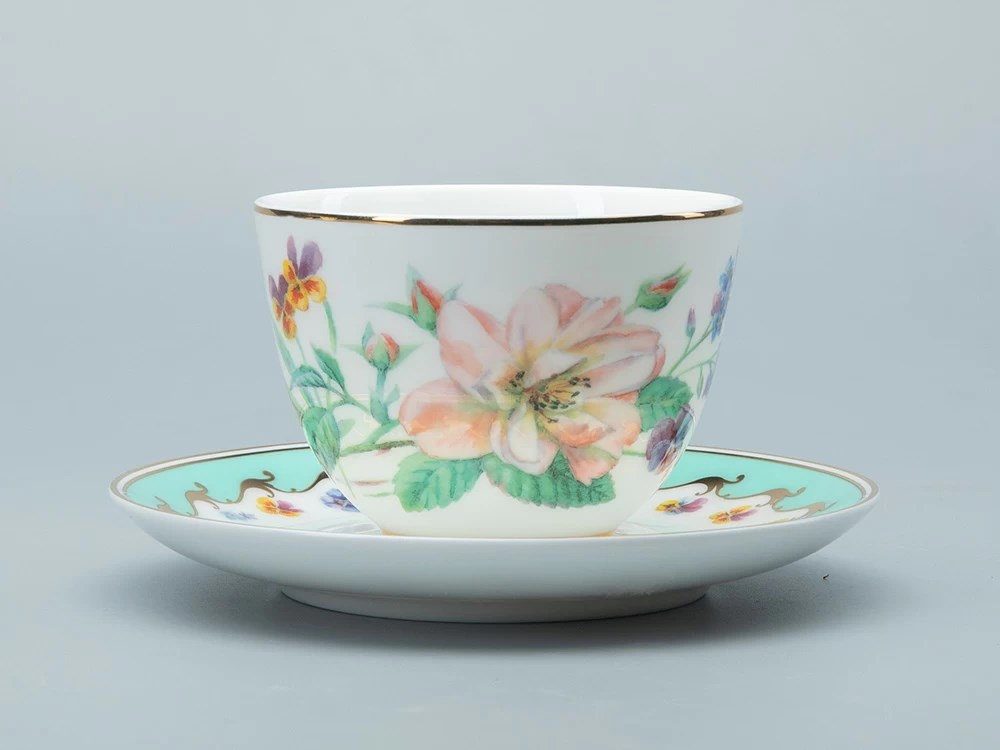 IMPERIAL ÇAY FİNCANI VE FİNCAN TABAĞI. BAHAR-2. FLORANIN GÜLÜMSEMESİ 2