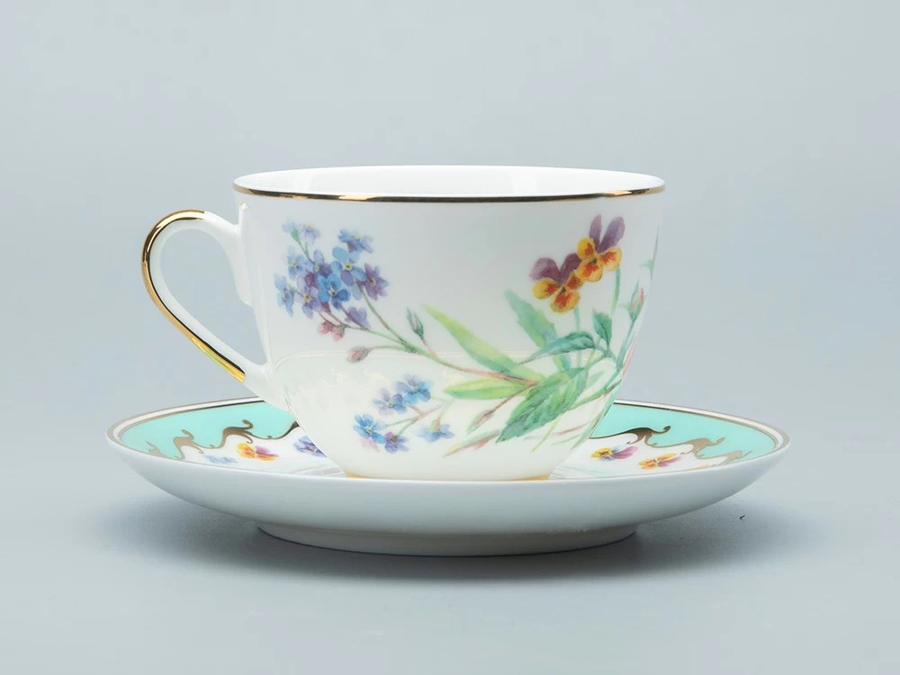 IMPERIAL ÇAY FİNCANI VE FİNCAN TABAĞI. BAHAR-2. FLORANIN GÜLÜMSEMESİ 2