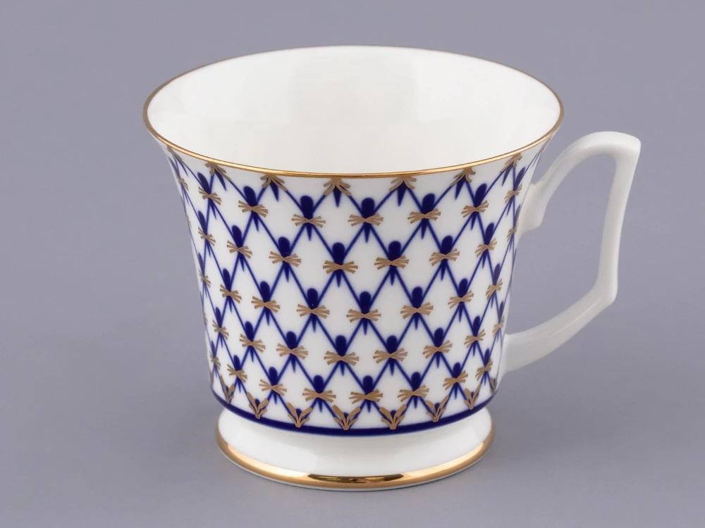 IMPERIAL ÇAY FİNCANI VE TABAĞI JULİA KOBALT AĞ 1/2