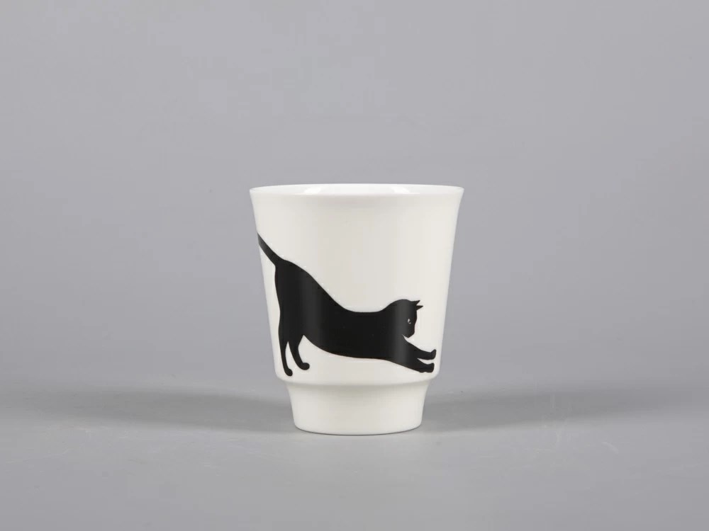 IMPERIAL COFFEE CUP AND SAUCER. MAYSKAYA.CAT AND MOUSE 165 ML