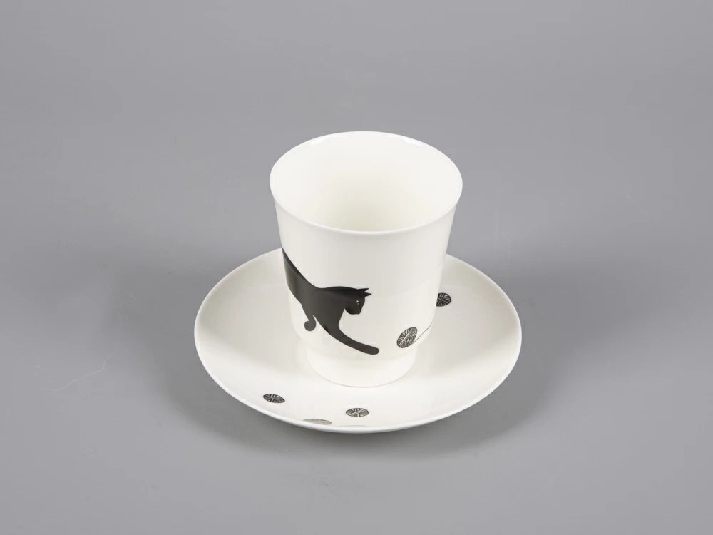 IMPERIAL COFFEE CUP AND SAUCER. MAYSKAYA. MERRY BALL 165 ML