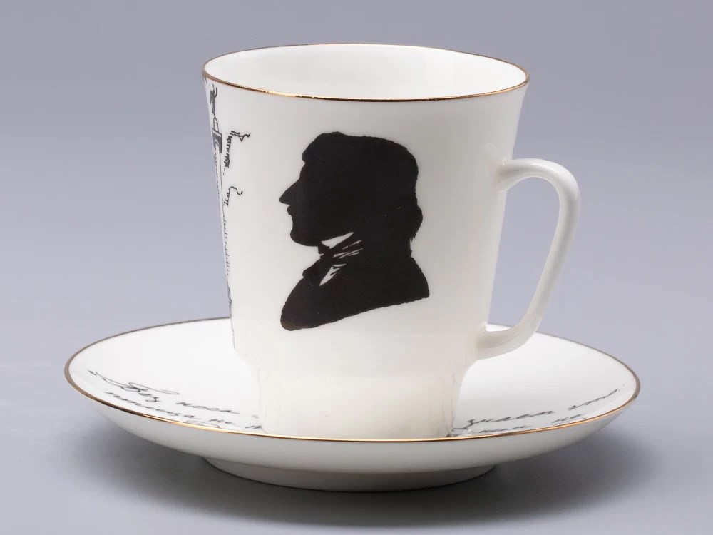 IMPERIAL KAHVE FİNCANI TABAKLI RUS YAZARLAR GOGOL