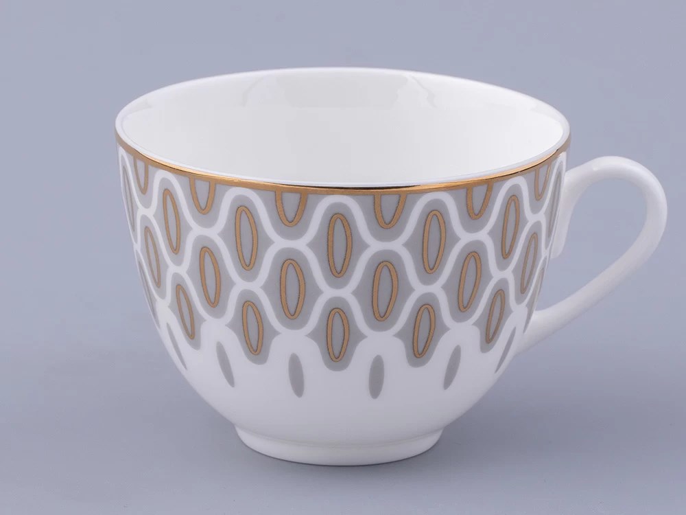 IMPERIAL TABAKLI ÇAY FİNCANI . BAHAR - 2 SALAMANDRA GREY