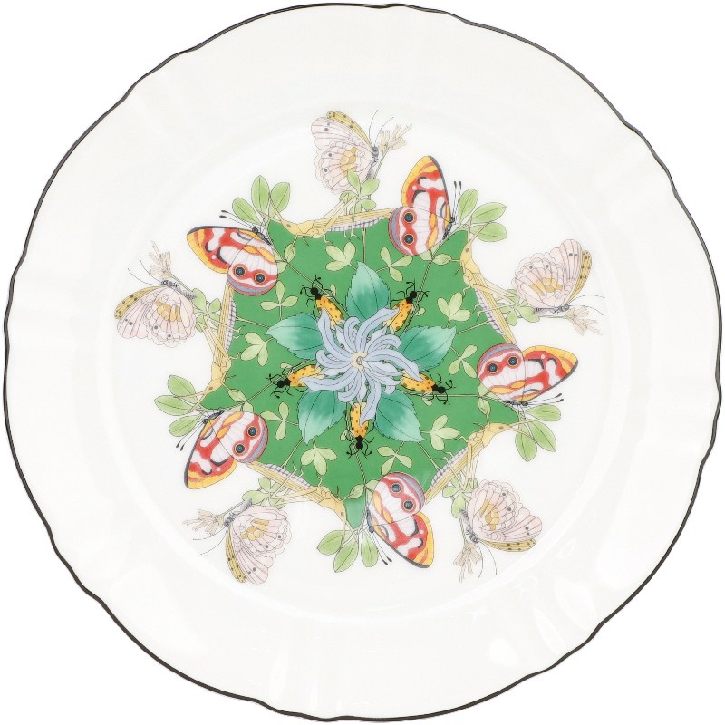 Kaleidoscope 22 cm Yeşil Kahvaltı Tabağı