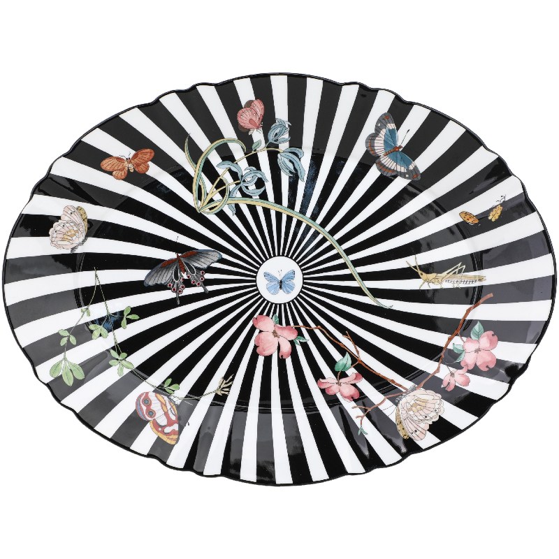 Kaleidoscope 32 cm Oval Tabak
