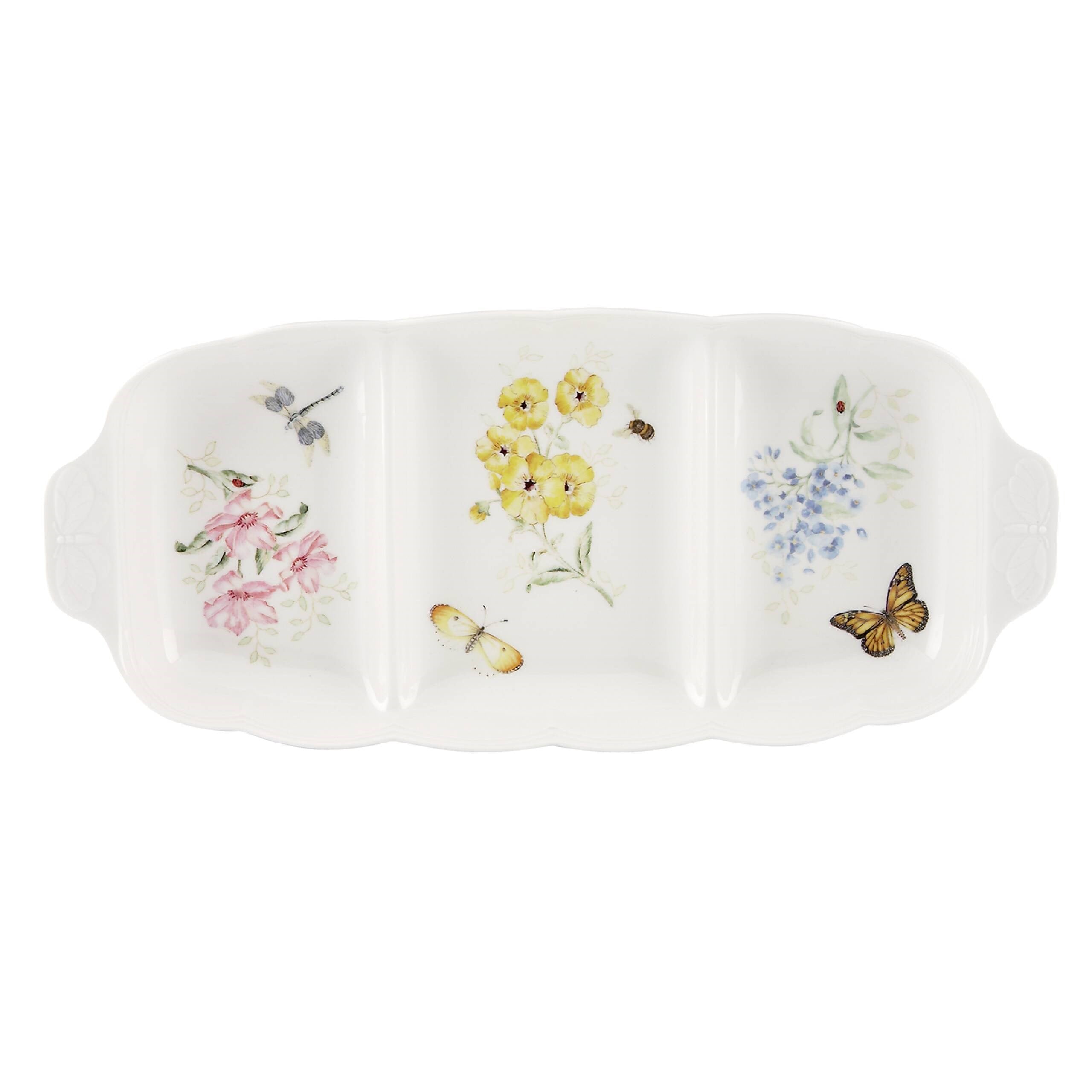 LENOX BUTTERFLY - 3 BOLMELI SERVIS TABAGI, 40.6 CM