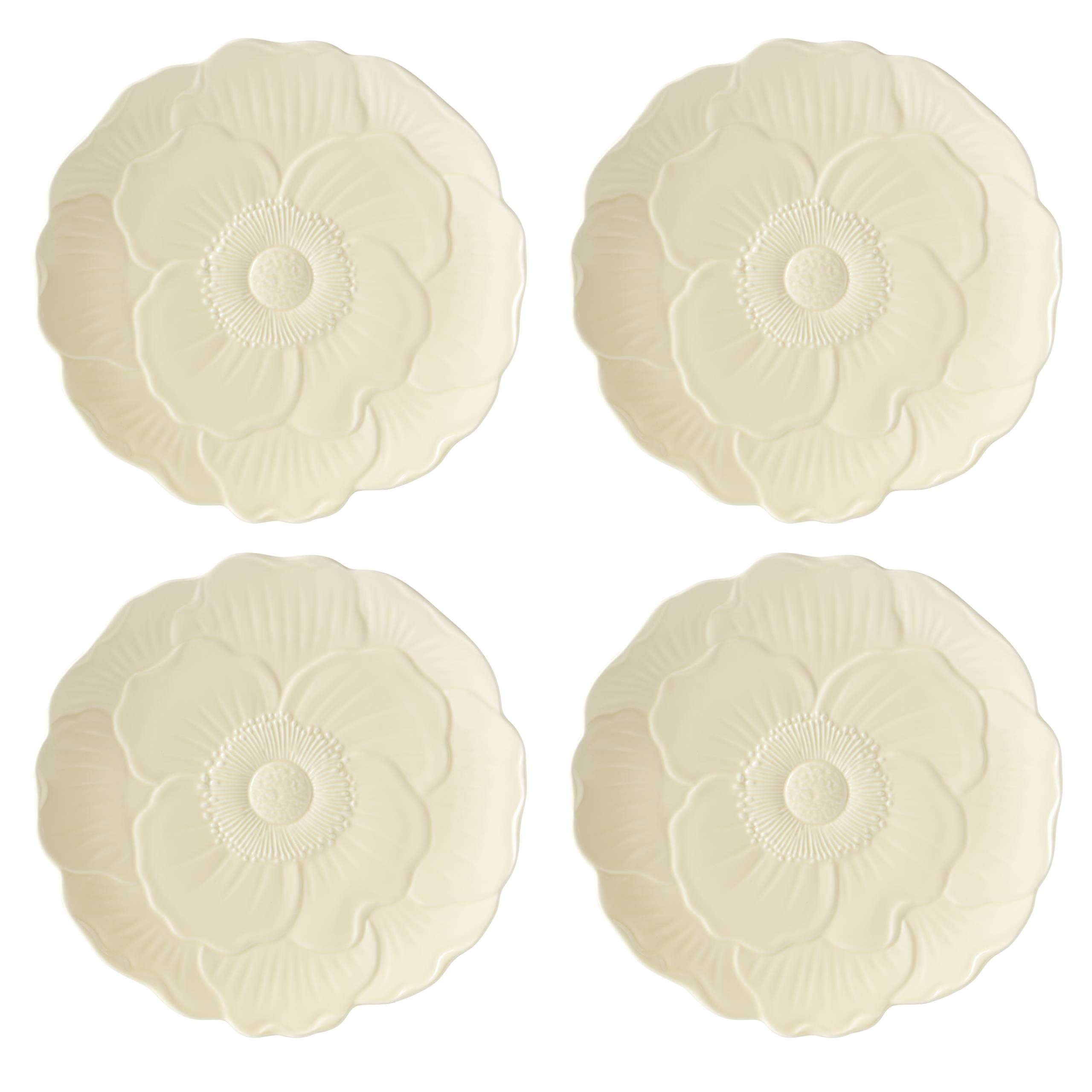 LENOX BUTTERFLY - ACCENT TABAGI, 4'LU SET, SARI, 23 CM