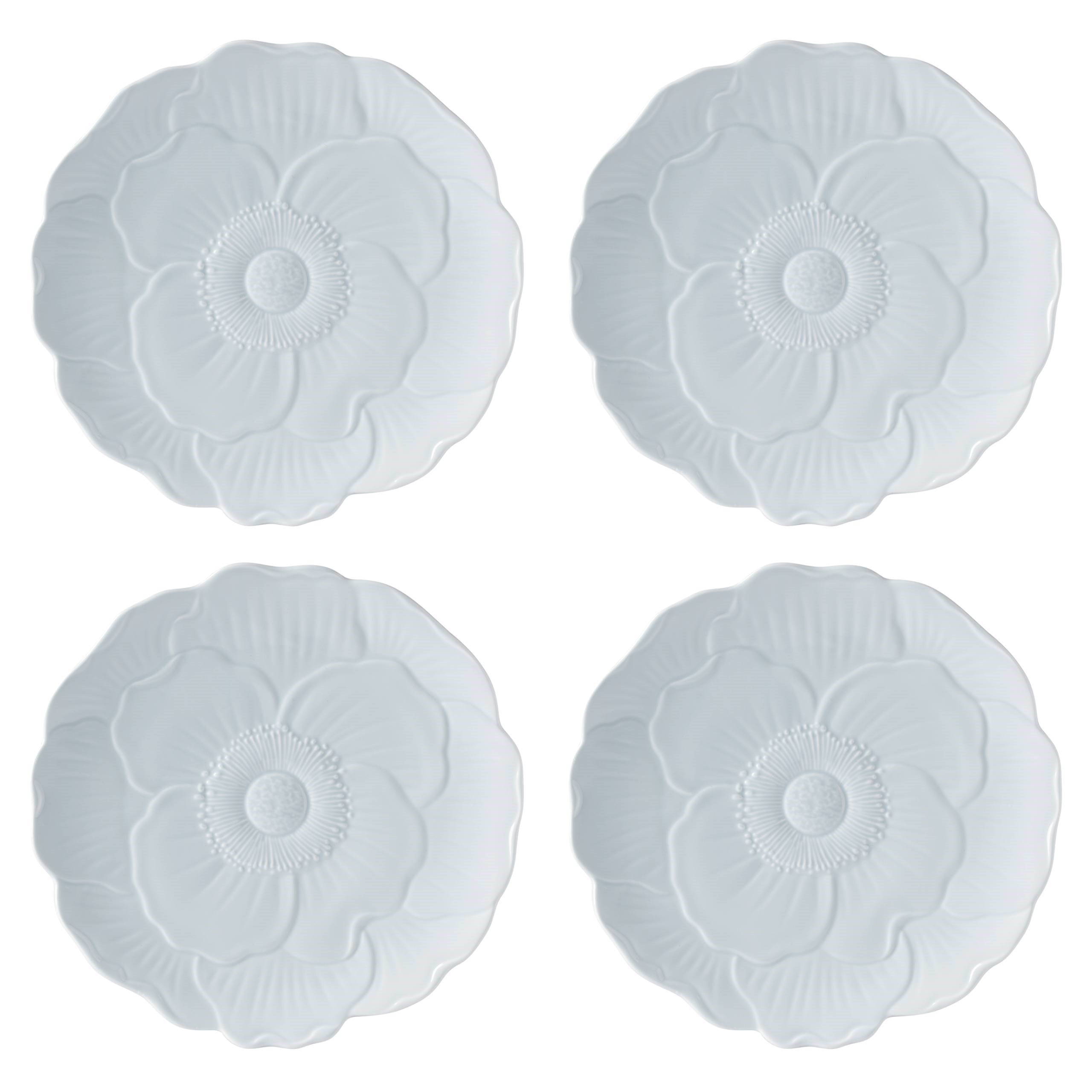 LENOX BUTTERFLY - ACCENT TABAGI, 4'LU SET, MAVI, 23 CM