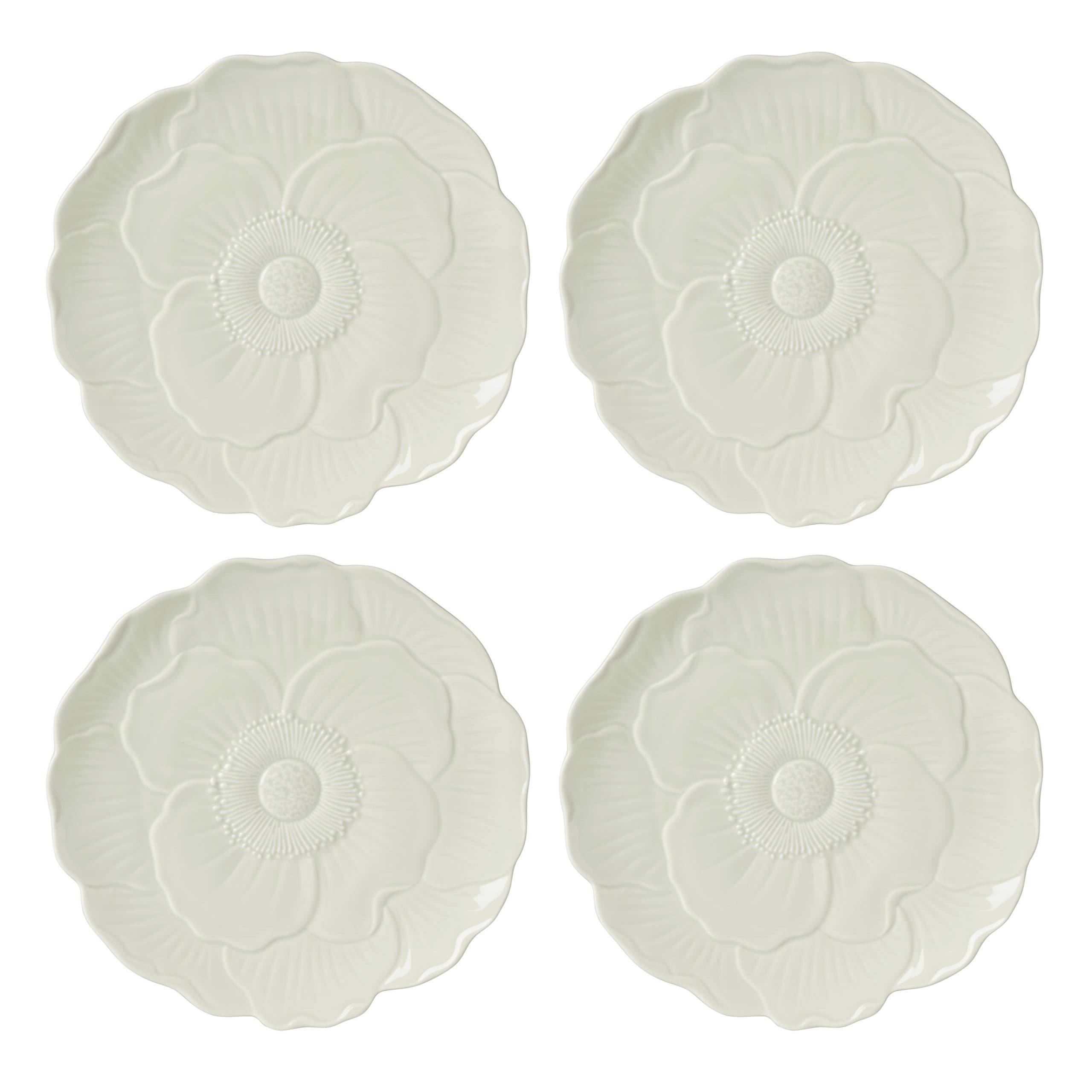 LENOX BUTTERFLY - ACCENT TABAGI, 4'LU SET, YESIL, 23 CM