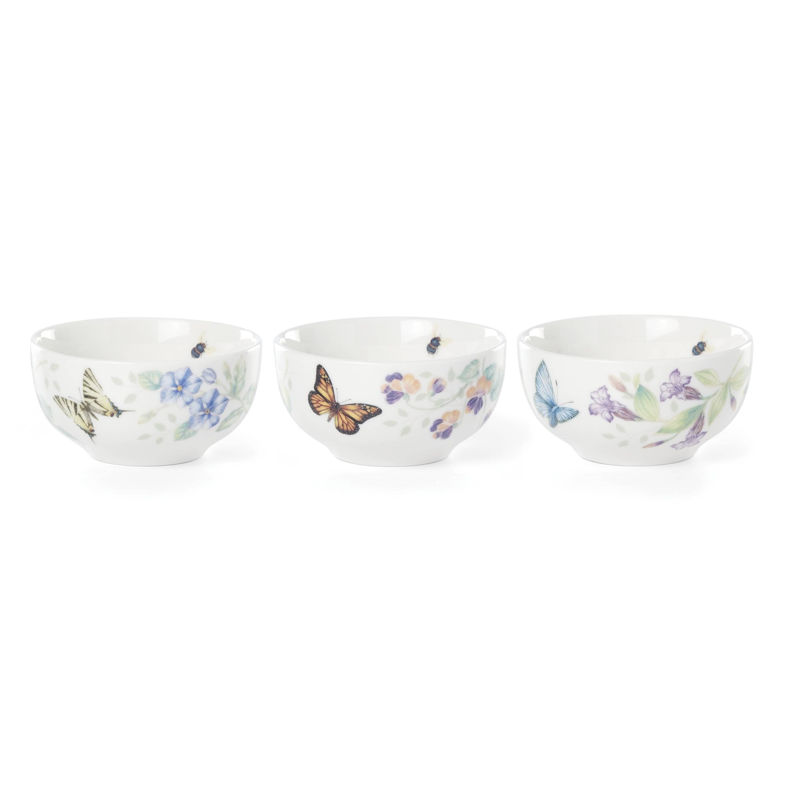 LENOX BUTTERFLY - KASE SETI, 3'LU, 11 CM, 0.32 L
