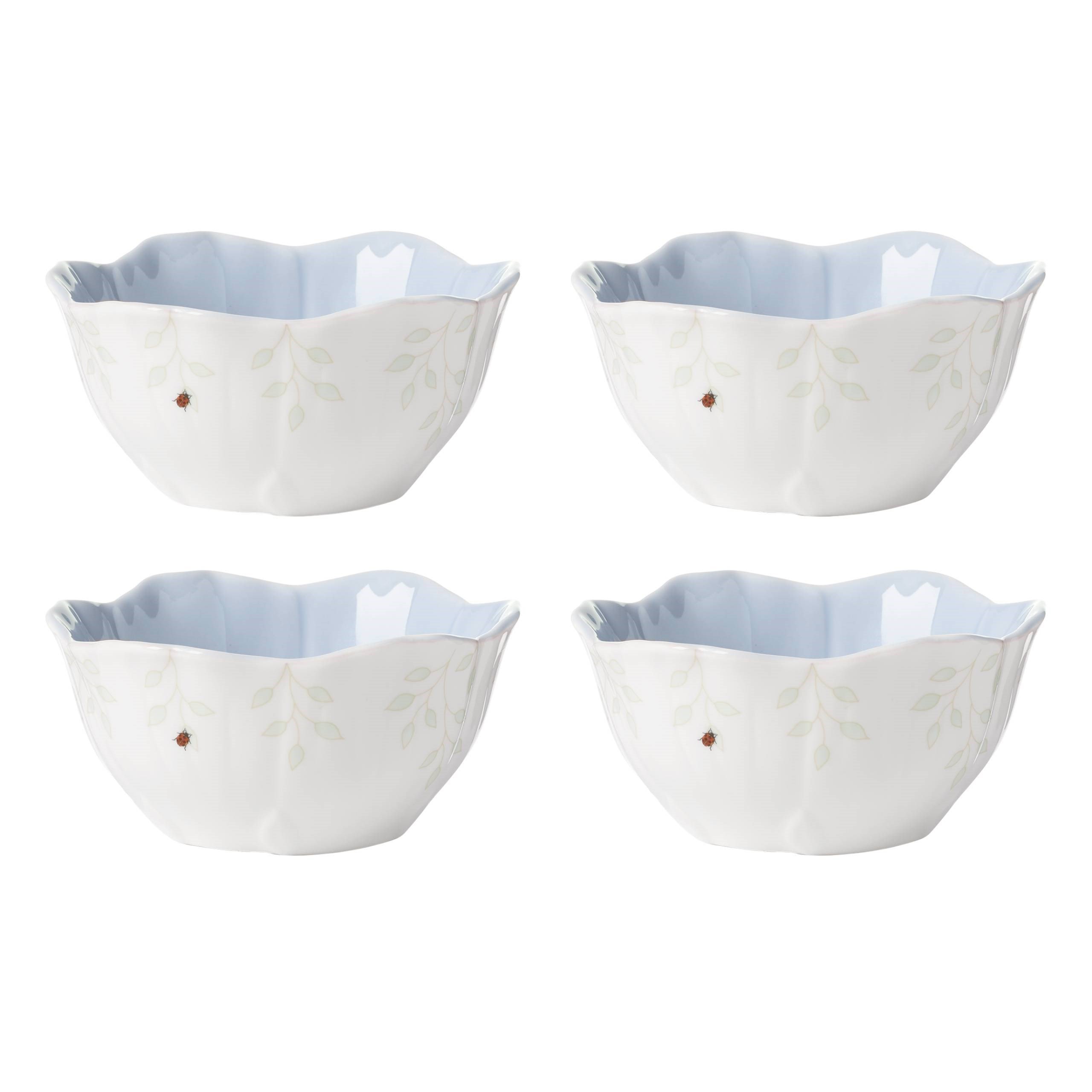 LENOX BUTTERFLY - KOMP./SALATA KASESI, 4'LU SET, MAVI, 0,27 L, 12 CM