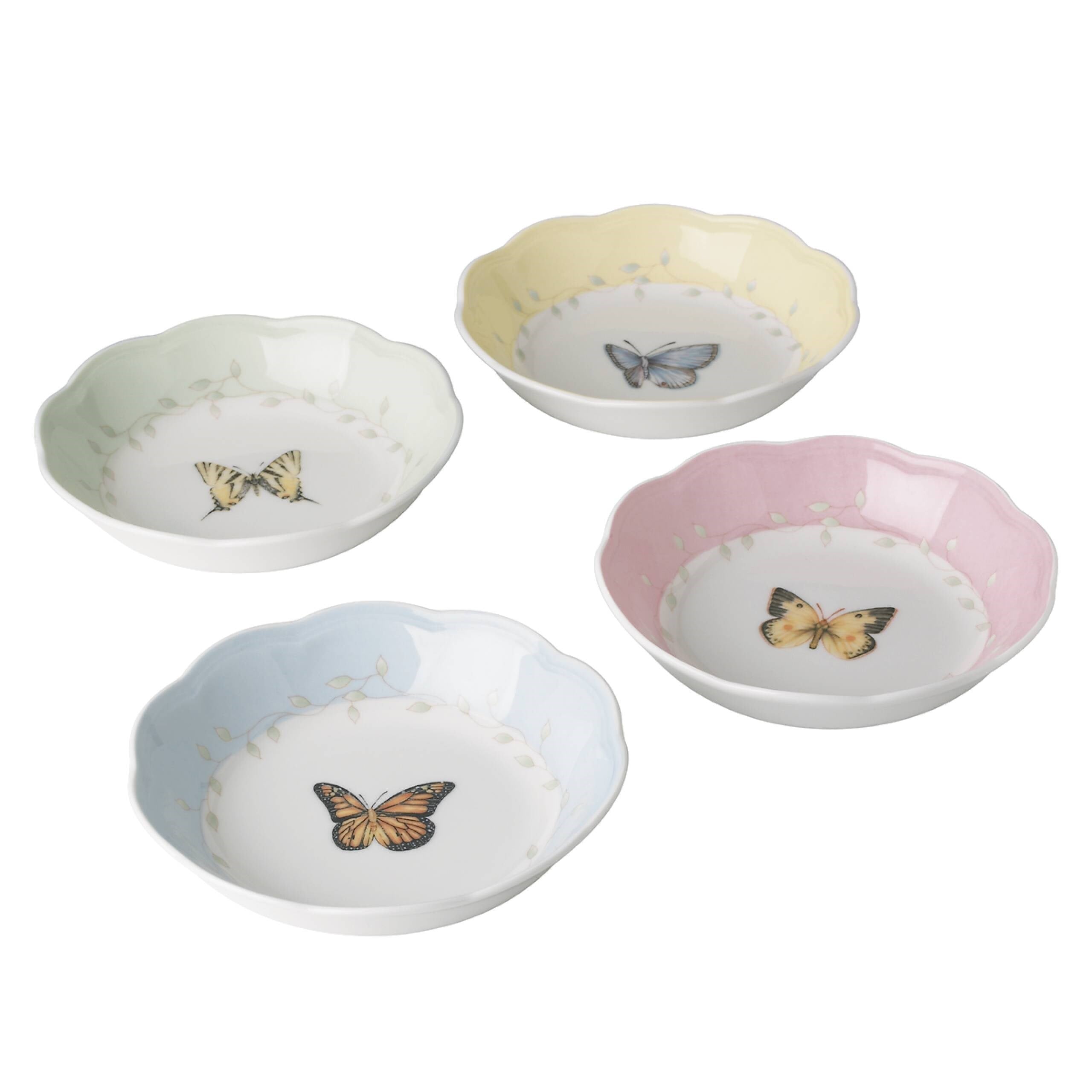 LENOX BUTTERFLY - KOMP./SALATA KASESI, 4 RENK, 4'LU SET, KISA, 13.3 CM