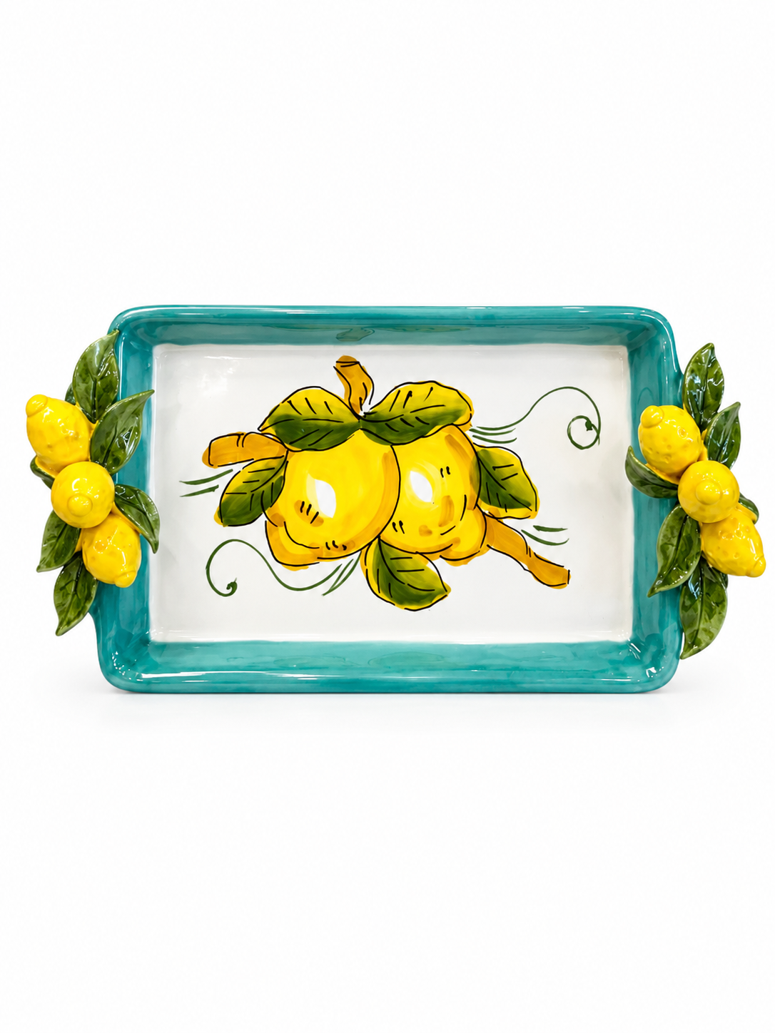 LİMON DESENLİ TEPSİ 18 CM