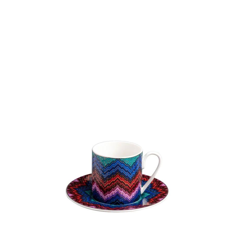 MISSONI STARLIGHT - 2 KISILIK TURK KAHVESİ FINCAN VE TABAGI, 0,12 L, 4 PARCA