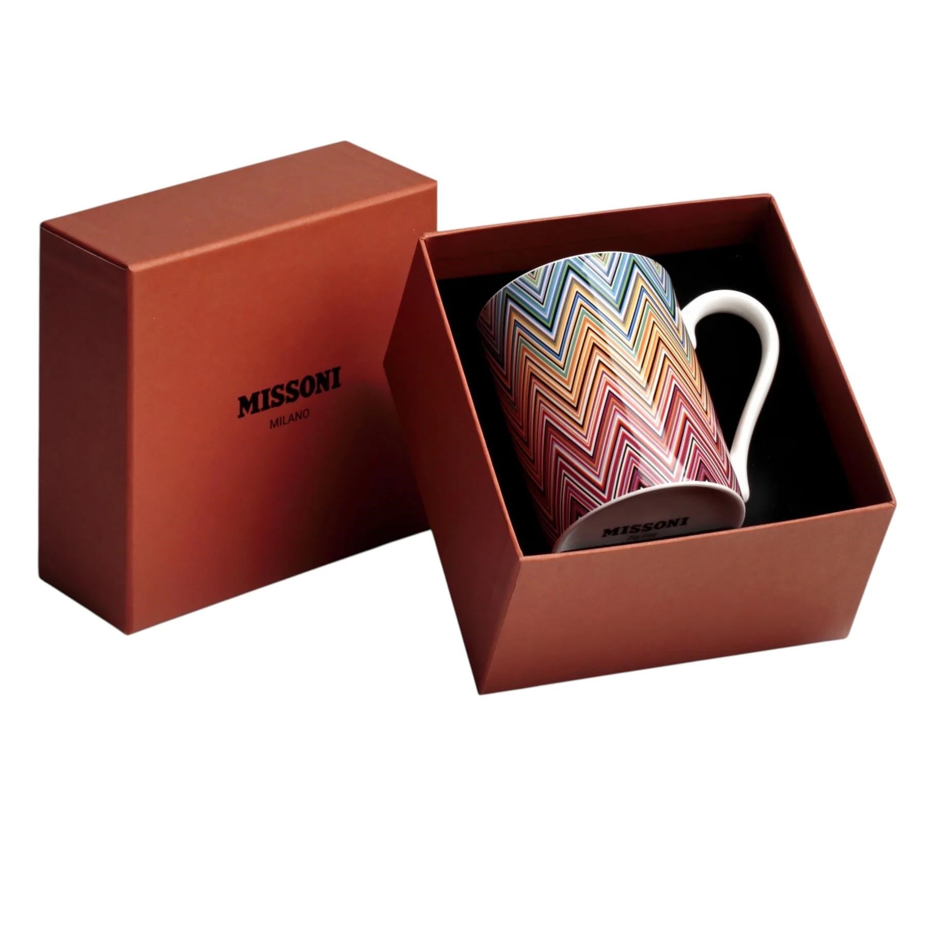 MISSONI ZIG ZAG JARRIS 156 - TURUNCU-BORDO, KUPA,0,37 L