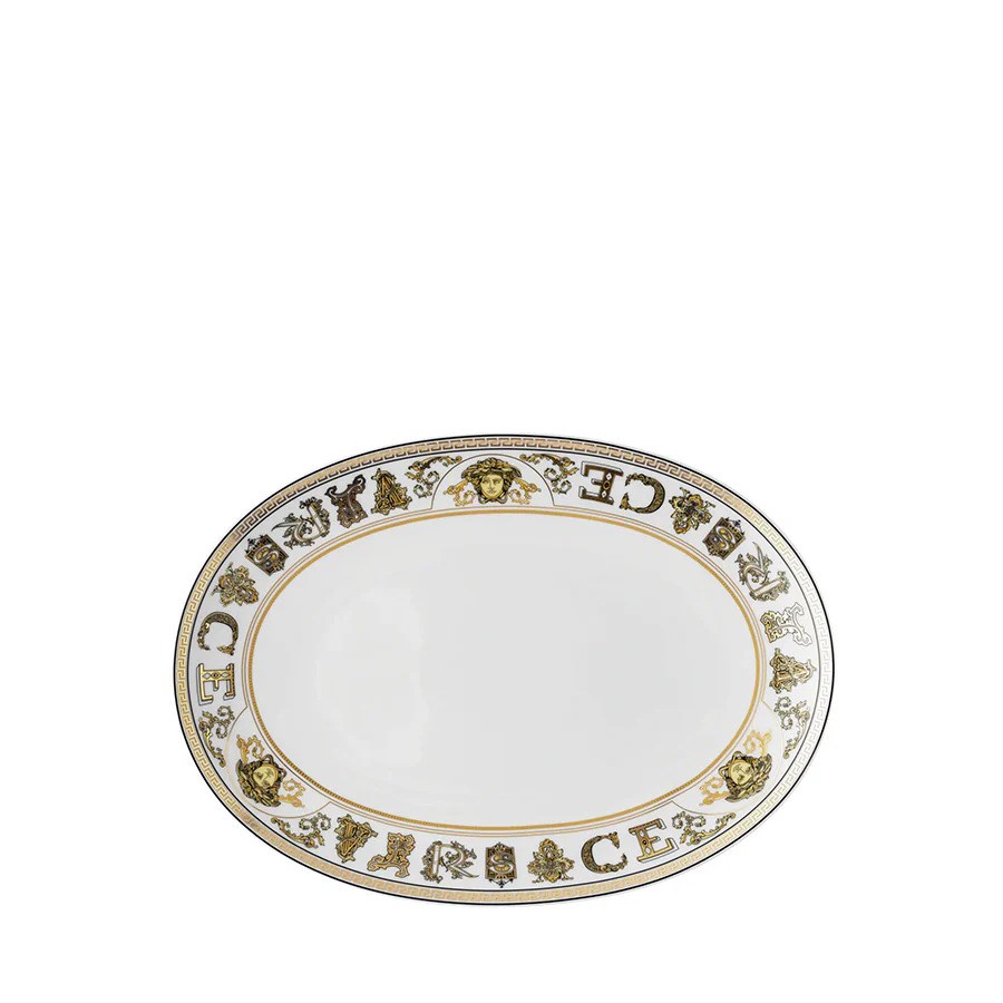 Oval Servis 33 cm Virtus Gala White