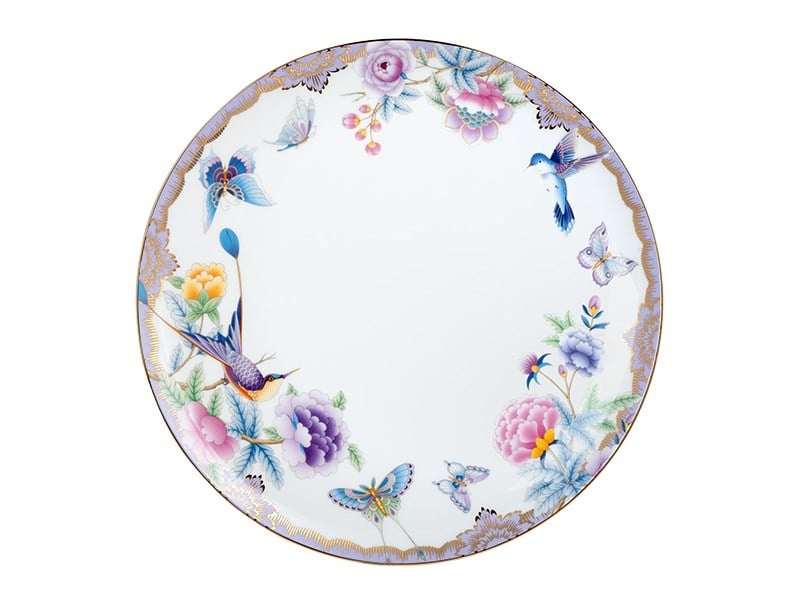 Papillons Purple - Yemek Tabağı 26 cm